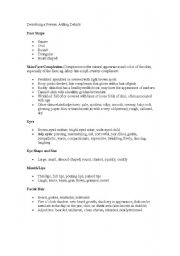 English Worksheet: Appearance