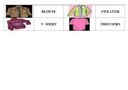 English worksheet: Domino-clothes- Part 2