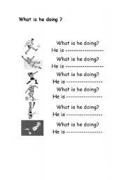 English Worksheet: Football