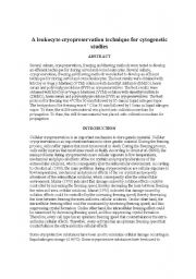 English Worksheet: genetic dissertion