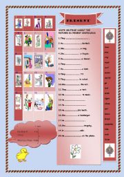 English Worksheet: present continuous tense