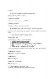 English Worksheet: Lesson Plan