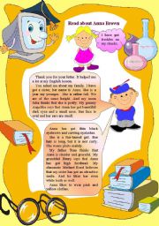 English Worksheet: describing people