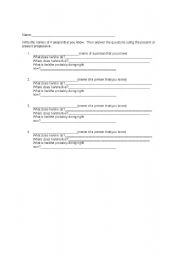English Worksheet: Present Vs. Present Progressive Worksheet