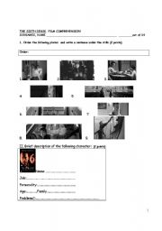 English Worksheet: The Sixth Sense