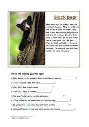 English Worksheet: Question tags