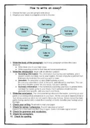 essay writing esl worksheet by paolapapasso