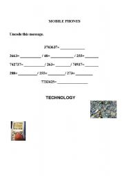 English Worksheet: Technlogy