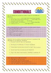 CONDITIONALS