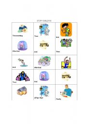 English Worksheet: Daily Routine Activities