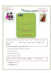 English Worksheet: present simple 