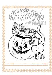 HALLOWEEN - LETS COLOUR IT!!!