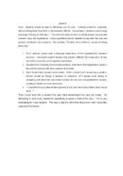 English Worksheet: hypotheticals