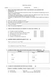 English worksheet: WEATHER AND SEASONS