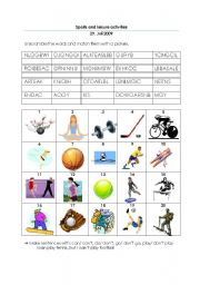 Sports ans Leisure Activities