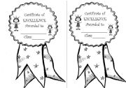 English Worksheet: award of excellence