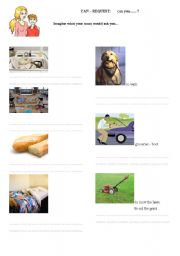 English Worksheet: CAN: REQUEST