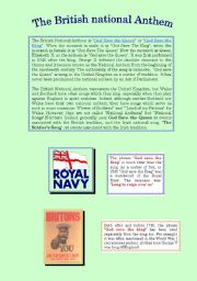 English Worksheet: God Save the Queen