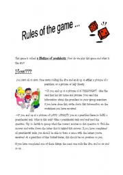 English Worksheet: rules of the gameboard presidents game - see lessonplan American Presidents