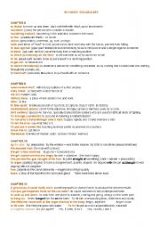 English worksheet: Skyjack Vocabulary