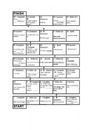 English Worksheet: Phone conversation Snakes and Ladders