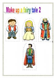 English Worksheet: Make up a fairy tale part 2