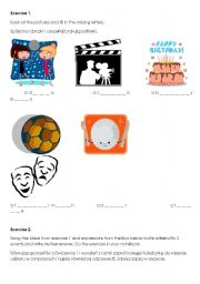 English Worksheet: inviting people