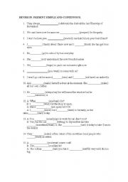 English worksheet: PRESENT SIMPLE AND CONTINUOUS