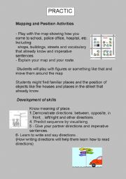 English Worksheet: Giving directios