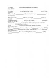 English Worksheet: Present COntinuous!