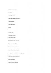 English Worksheet: English
