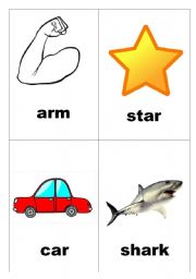 English Worksheet: ar sound 