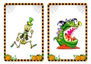 Halloween flashcards and word cards (4/4)