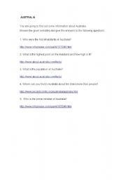 English Worksheet: WebQuest