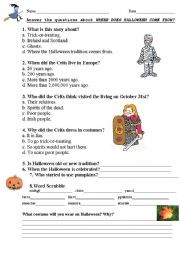 Halloween history - test