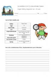 English Worksheet: Personal Identification