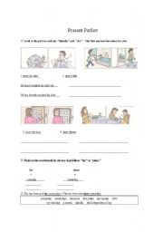 English Worksheet: Present Perfect - For/Since, Already/Yet