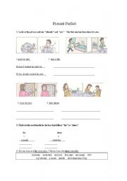 English worksheet: Present Perfect - For/Since, Already/Yet