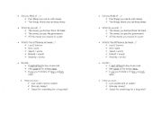 English Worksheet: Money quiz