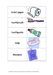 English worksheet: Bathroom vocabulary