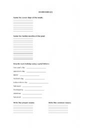 English worksheet: Basic Grammar [I]