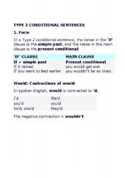 English Worksheet: Second Conditional