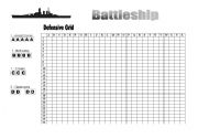 English worksheet: battleship