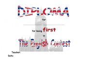 English Worksheet: Diploma