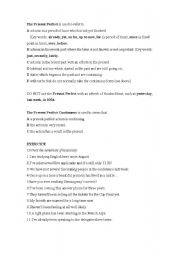 English worksheet: EXERCISES ABOUT PRESENT PERFECT