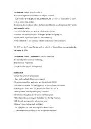 English Worksheet: EXERCISES ABOUT PRESENT PERFECT