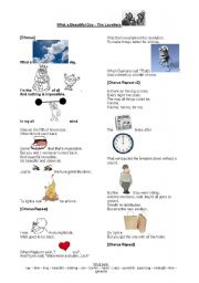 English Worksheet: Levellers - What a beautiful day song