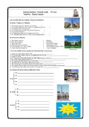 English worksheet: Interpretation / Simple Past