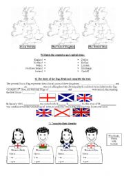 English Worksheet: English speaking countries