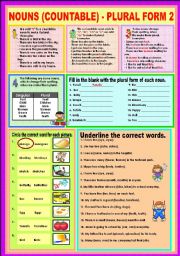 Nouns (countable) - Plural (Irregular) 2